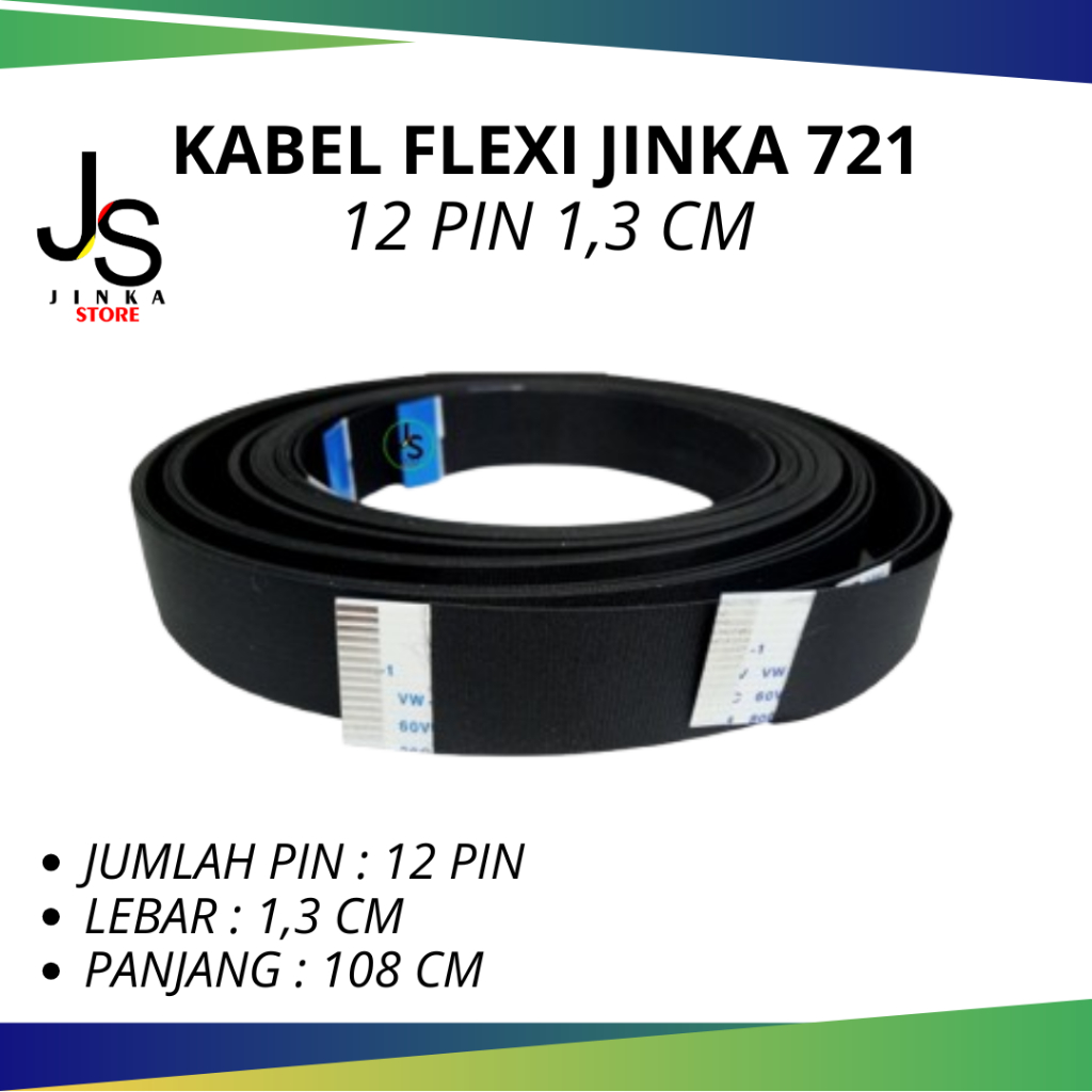 KABEL FLEXIBLE DATA/CABLE ONLY MB TO HEAD 12 PIN 1,3 cm JINKA 721