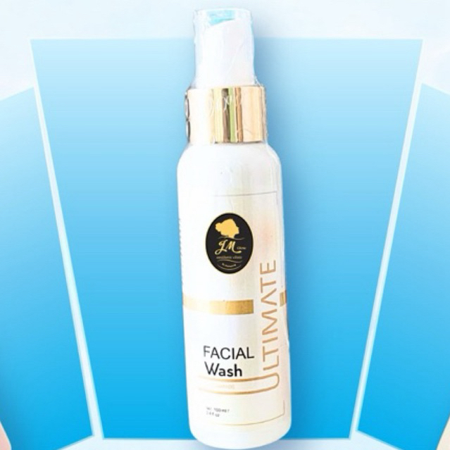 JM GLOW FACIAL WASH ULTIMATE - u/ BUMIL, BERJERAWAT, BERMINYAK, BINTIK HITAM/FLEK - JM GLOW BEAUTY -