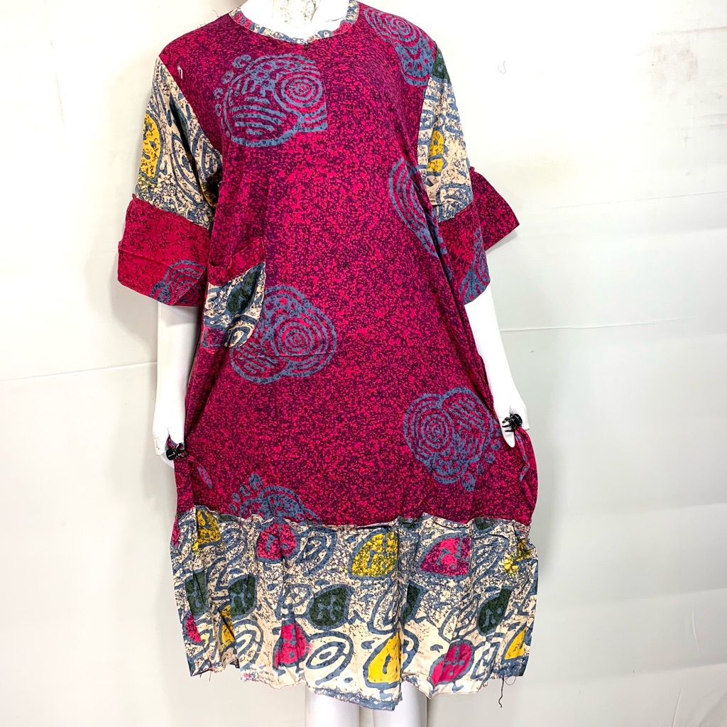 Sikobajutidur - 5. Daster Klara Busui Resleting By Batik Marina Exclusive | Daster Batik Pekalongan 