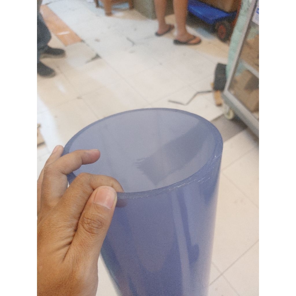 Pipa PVC Transfaran 8" inchi SCH40 / Pipa PVC Clear 8" inchi x 1meter Ansi Sch40