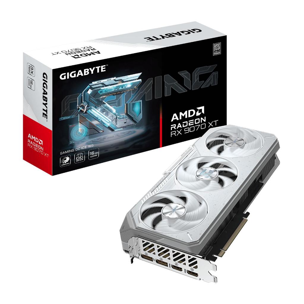 GIGABYTE Radeon RX 9070 XT 16GB GAMING OC ICE