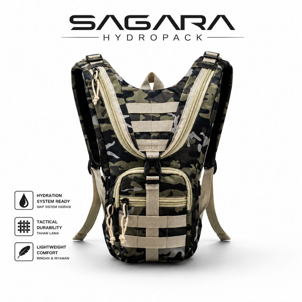 Tas Ransel army hydropack tactical backpack tas sepeda outdoor