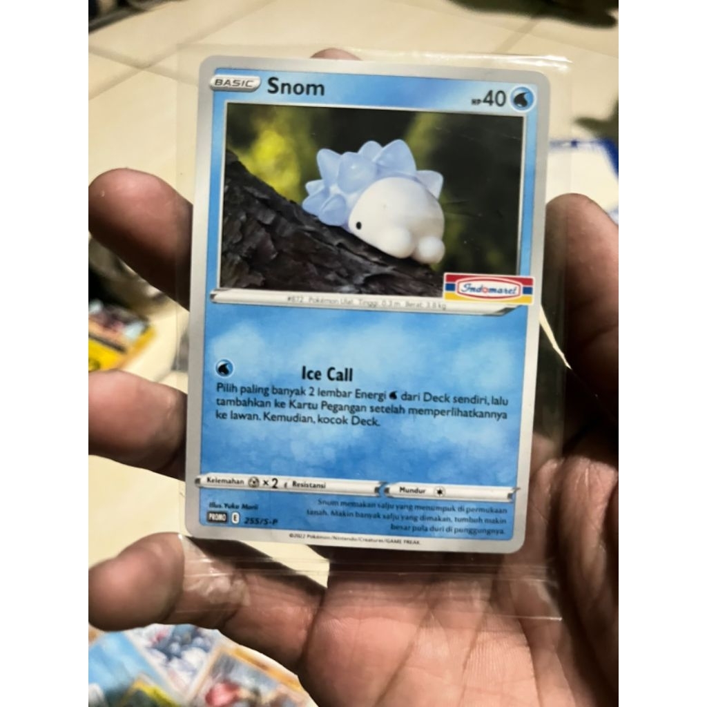 kartu Pokémon snom Indomaret
