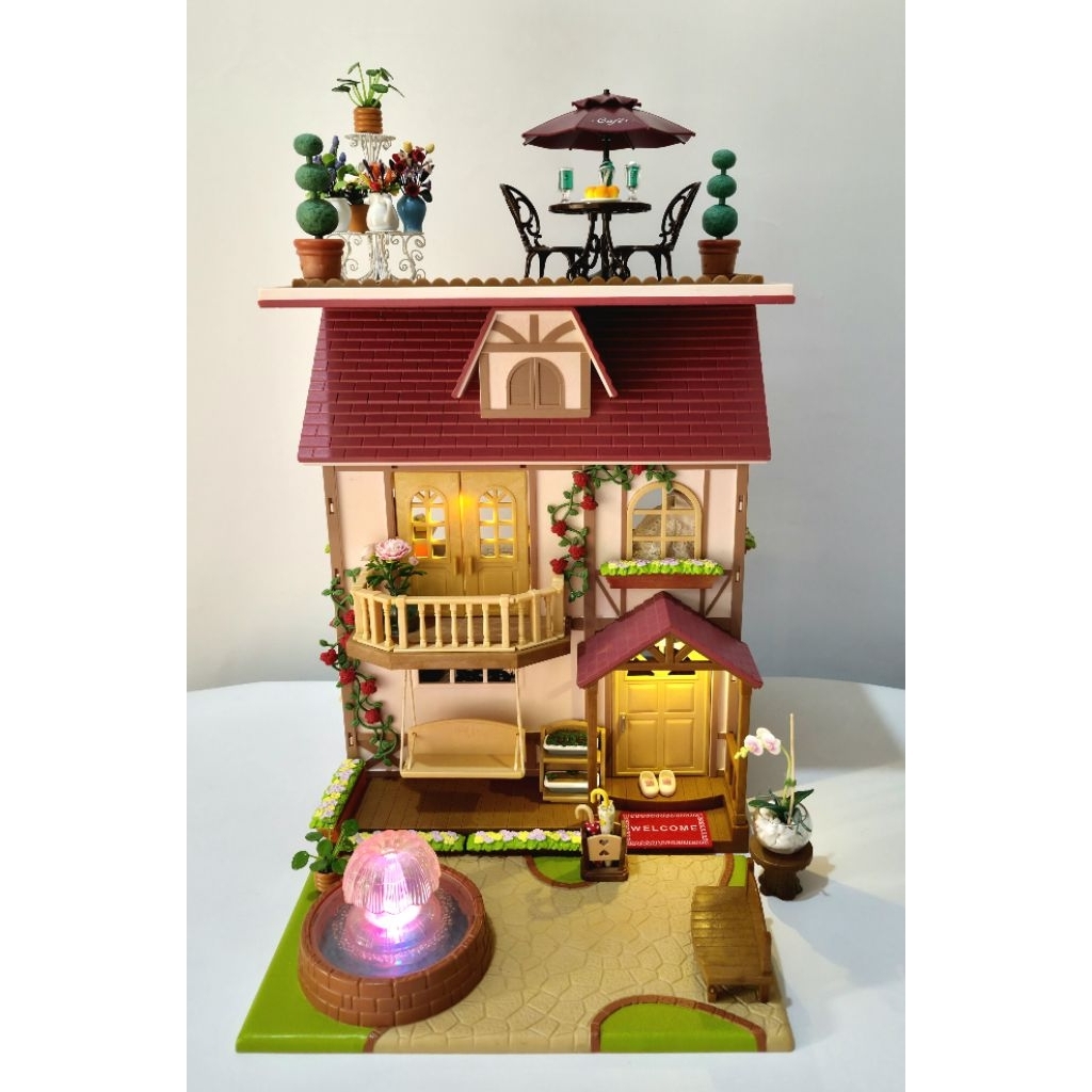 Sylvanian families babblebrook garage. rumah sylvanian