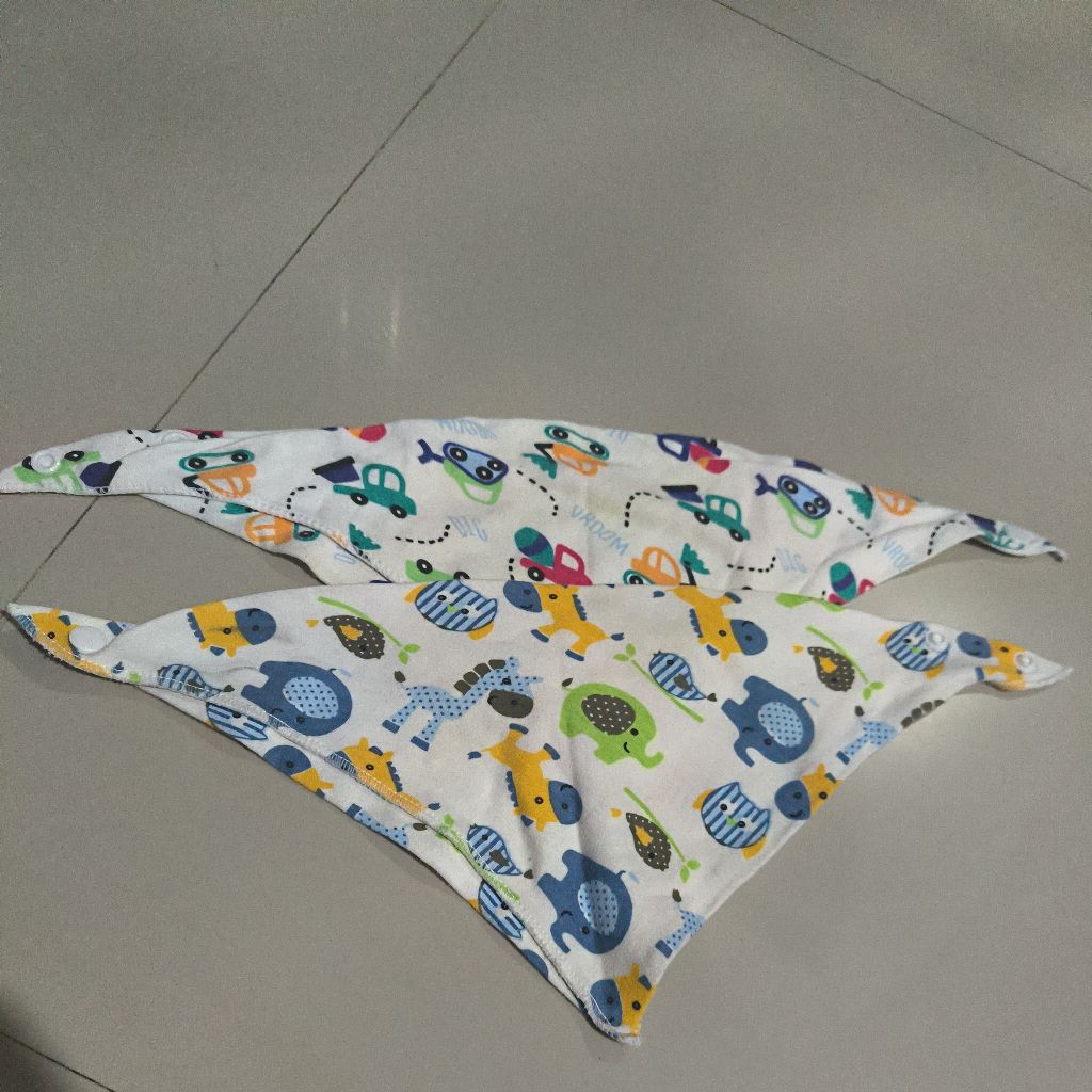 perlak bayi kancing bahan lembut dpt 2 bekas