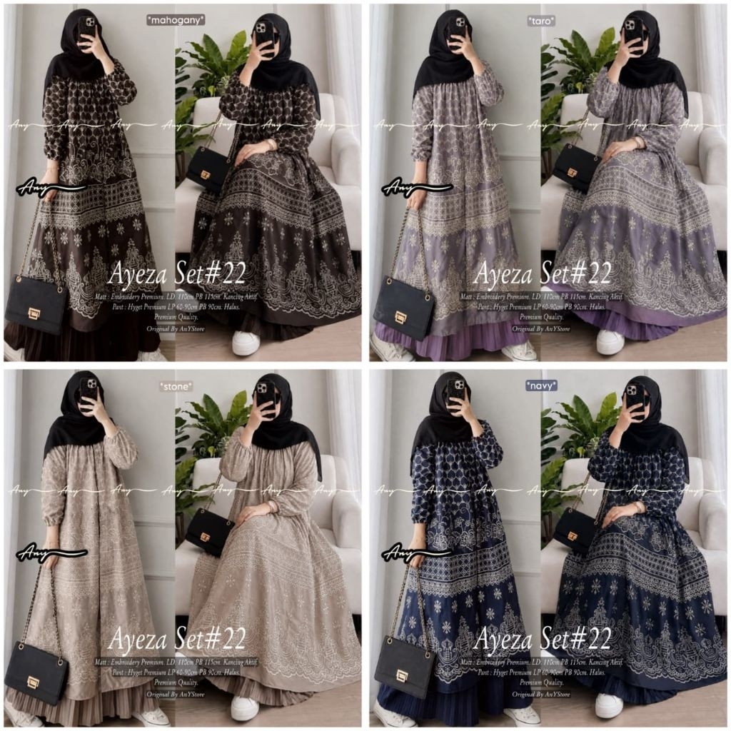 (( READY STOCK BANYAK )) CANNA AYUDIA AYEZA BERLINA CALLA CHANA CLOE AFISYA MILEA ALEZA ZOYA SETELAN