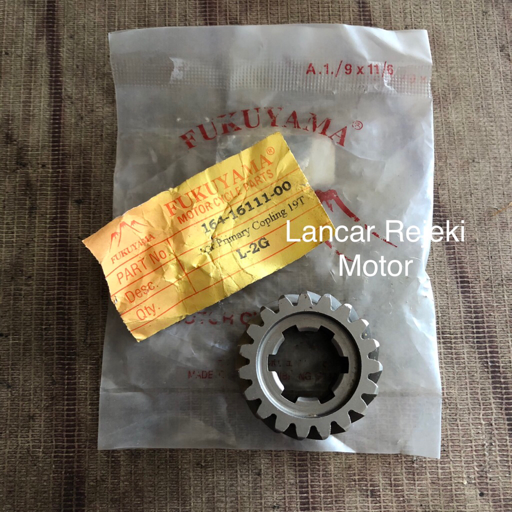 Gigi primer kopling drive gear Yamaha L2G L2 G 19 T Japan Quality ( FKY )