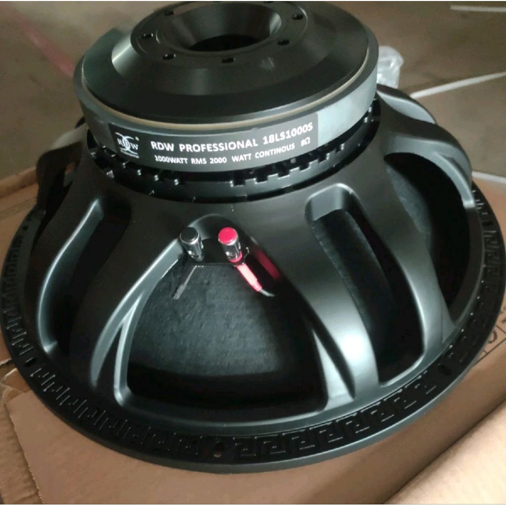 SPEAKER KOMPONEN RDW 18 INCH RDW 18LS1000S VOICE COIL 4 INCH RDW 18 LS1000S