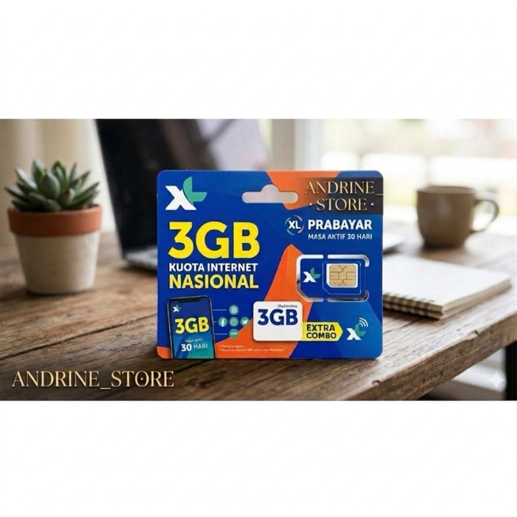 KARTU PERDANA XL 3GB SIAP PAKAI NASIONAL DI JARINGAN 4G+/5G/5GPluss
