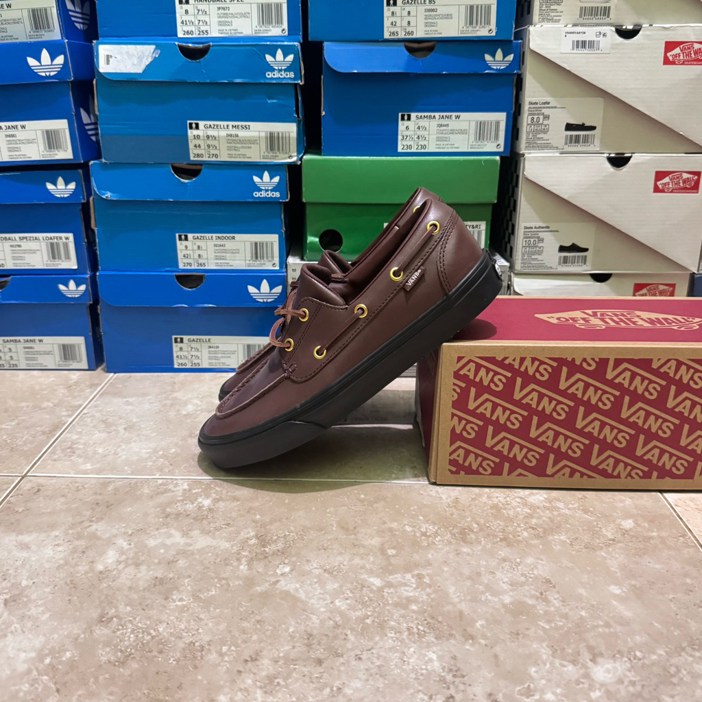Vans loafer eyelet 2 brown (Resmi PT NAVYA)