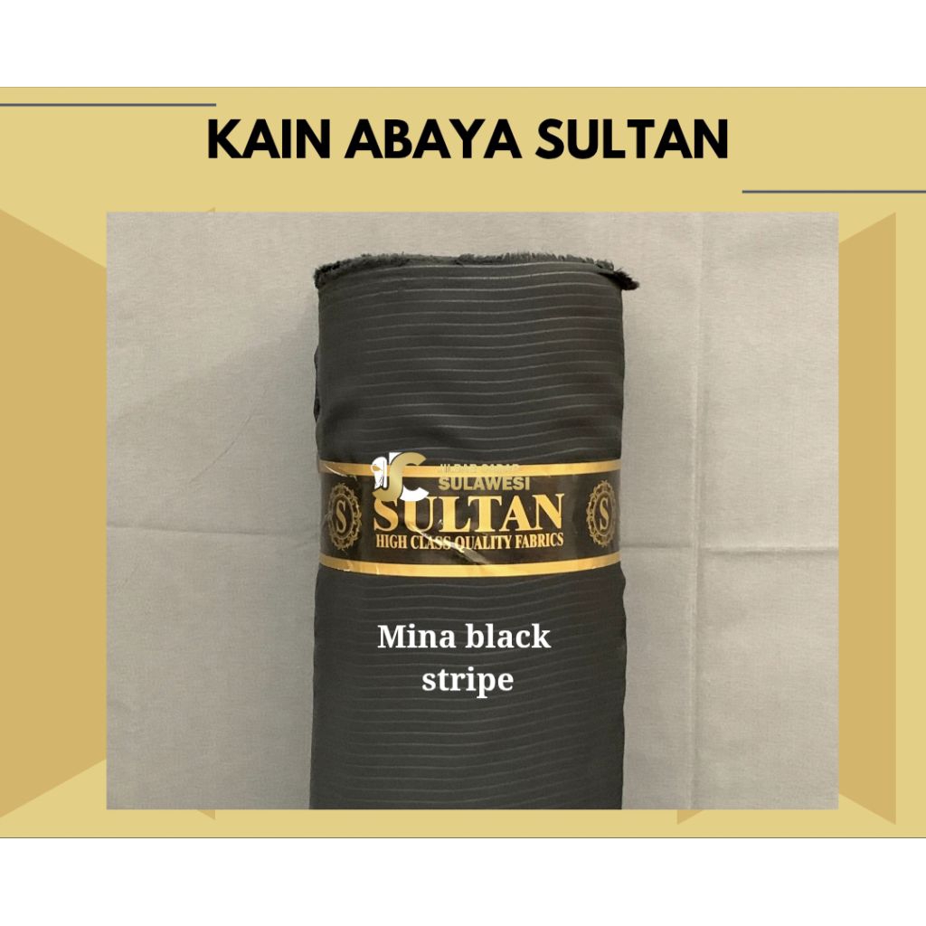 Kain sultan mina embos stripe