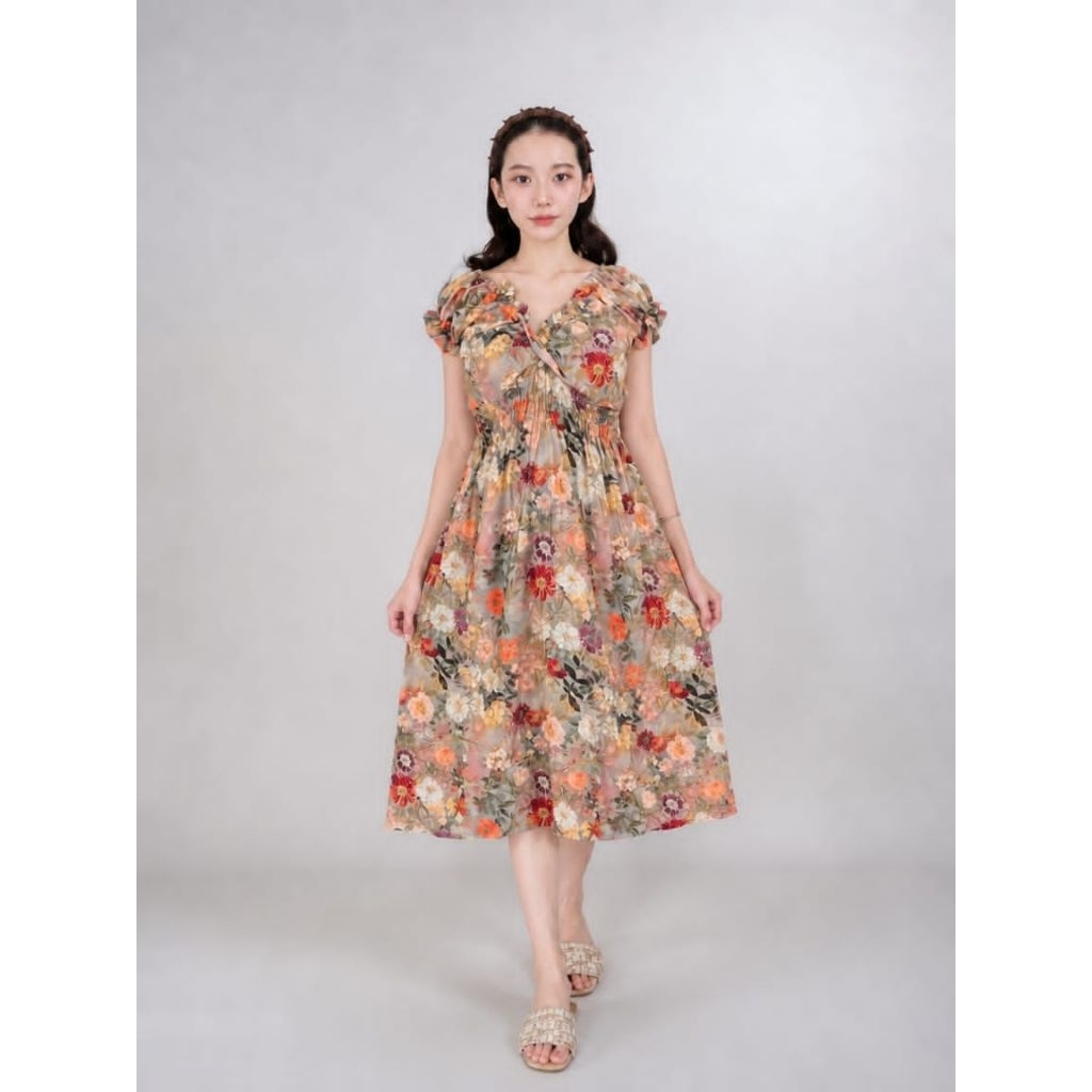 Celine dress daster rayon premiun busui friendly