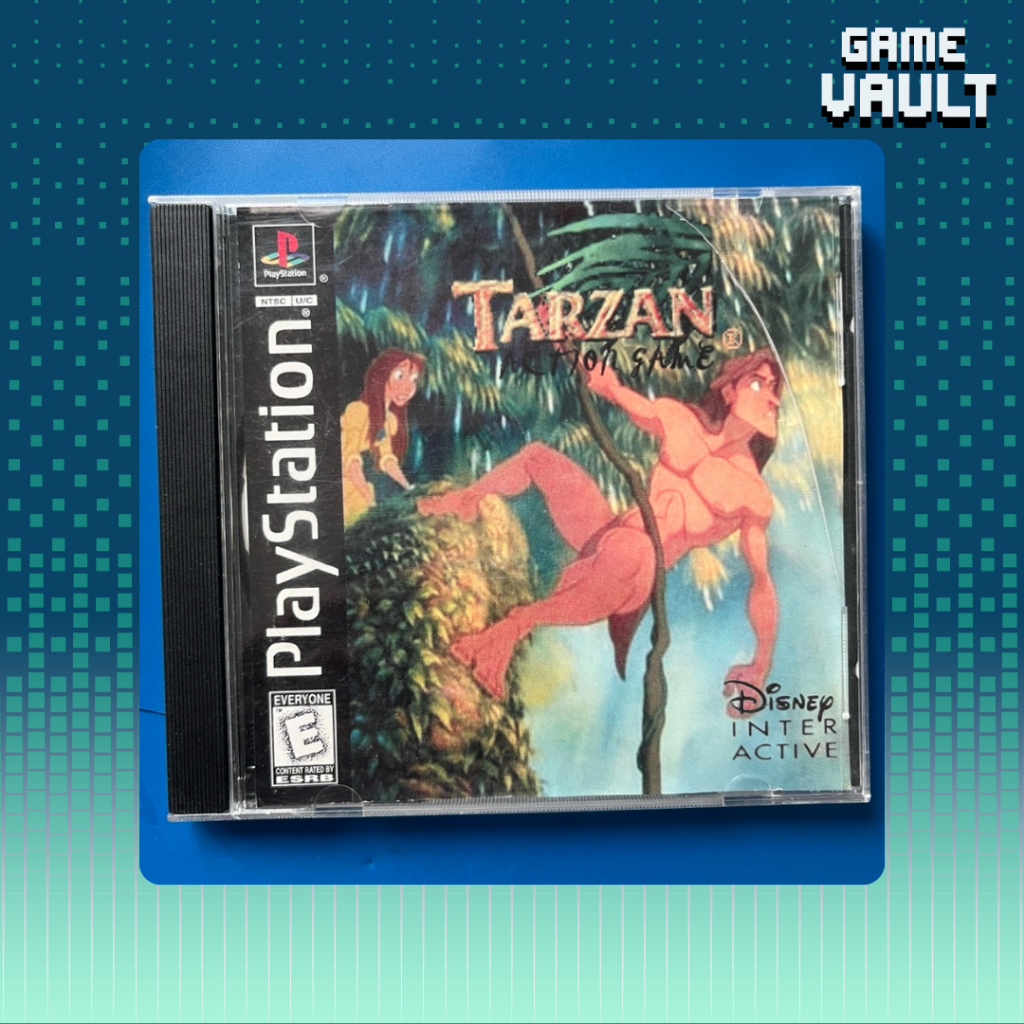 Tarzan PS1 kaset cd game ps 1