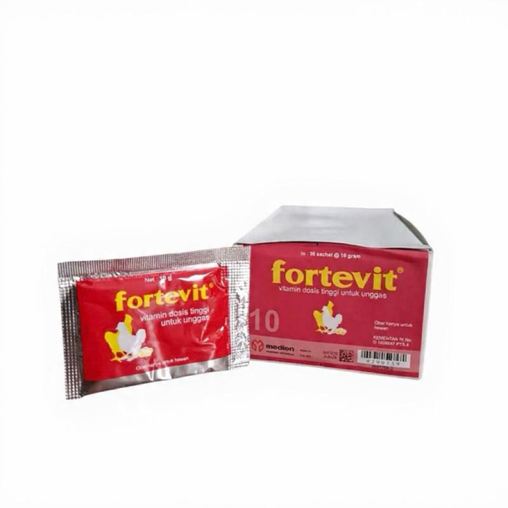 FORTEVIT 10gr,100gr dan 50grVitamin Dosis Tinggi Ayam Medion