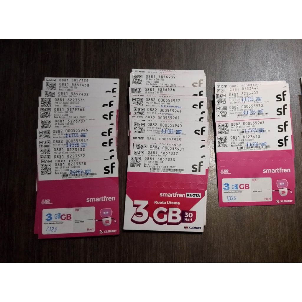 Kartu Perdana Smartfren siap pakai