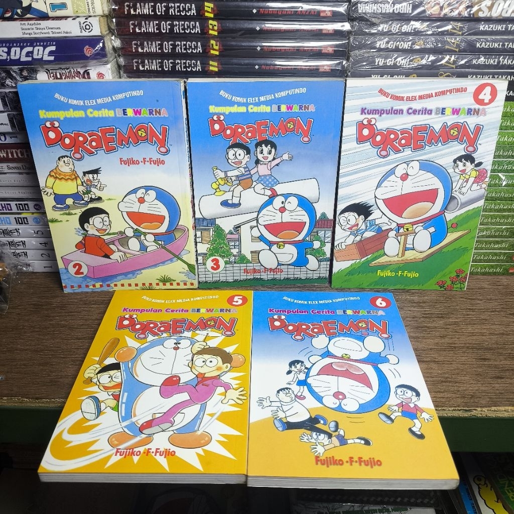 Set Komik Kumpulan Cerita Berwarna Doraemon volume 2-6