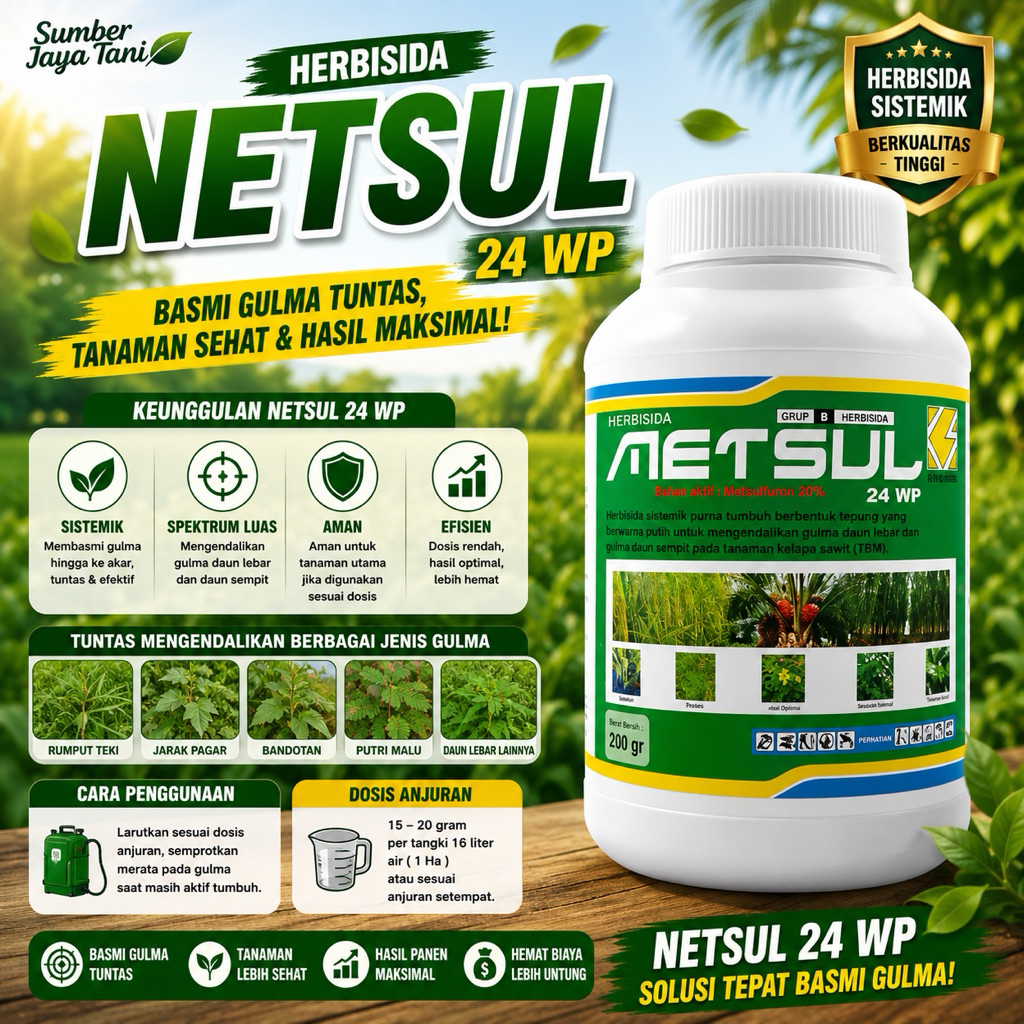 herbisida metsul 24WP 200gr