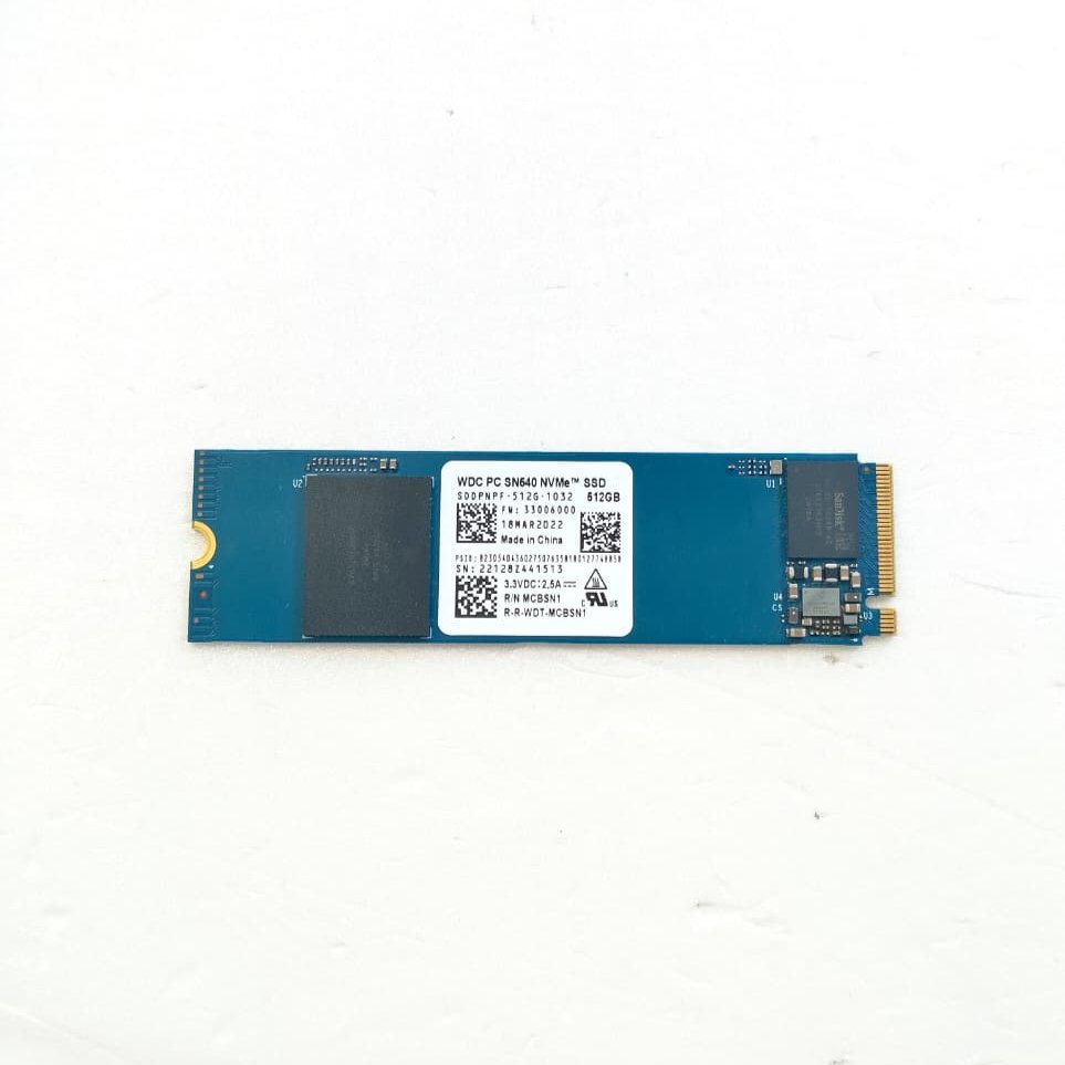 SSD NVME M.2 WD Blue 512GB SN 540 PCIe Gen 3.0