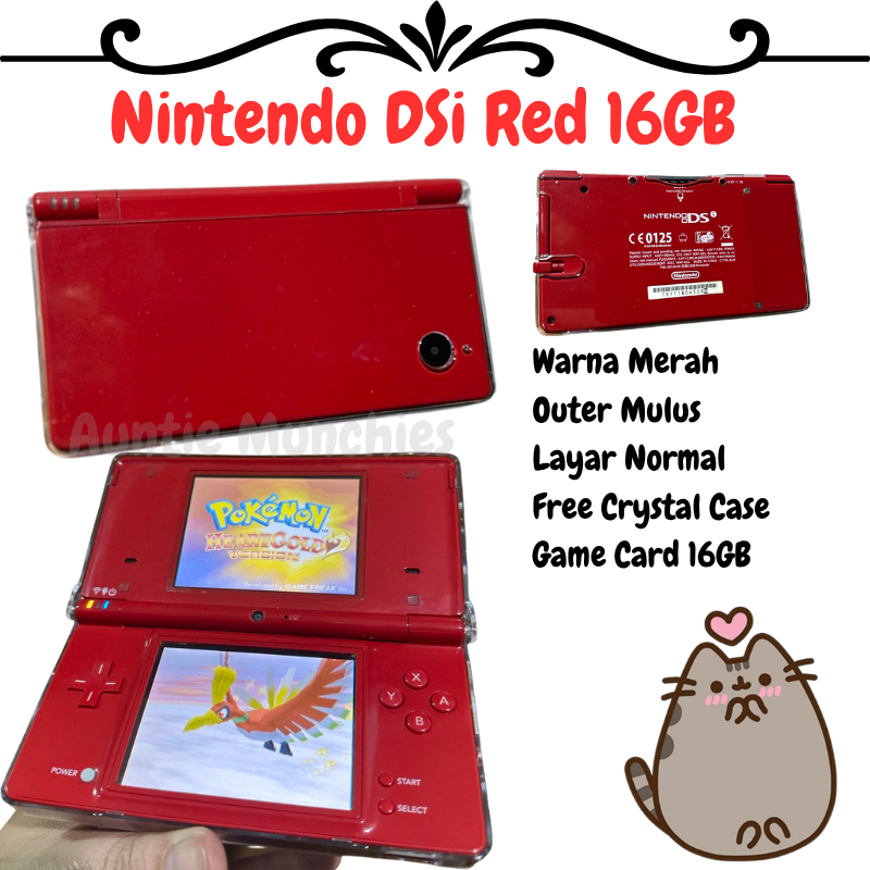 Nintendo DSI Reg Regular Minus not NDSI XL NDS XL NDS Lite Switch Gameboy 3DS 2DS GBA
