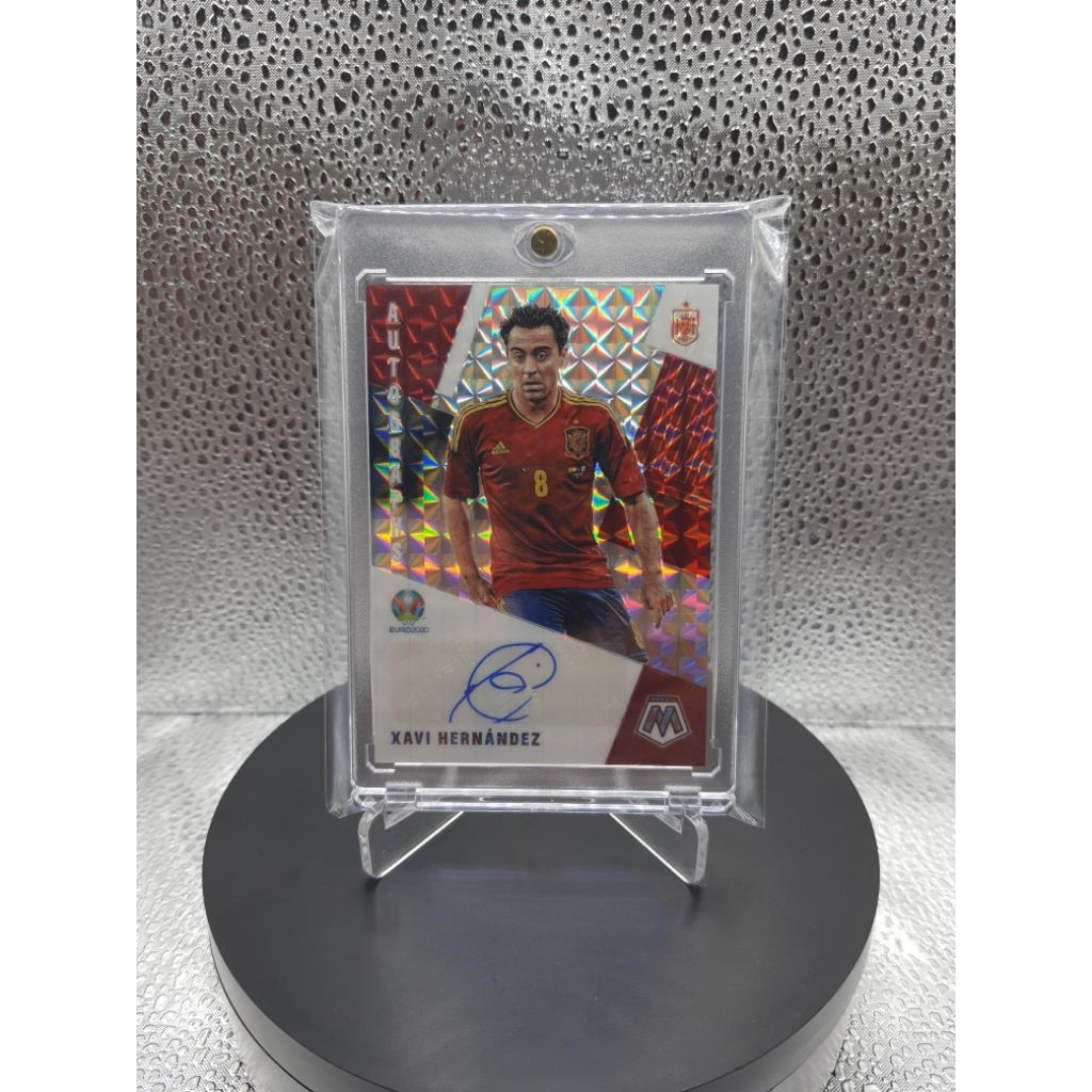 2021 Panini Mosaic UEFA Euro Signatures Auto Prizm XAVI HERNANDEZ