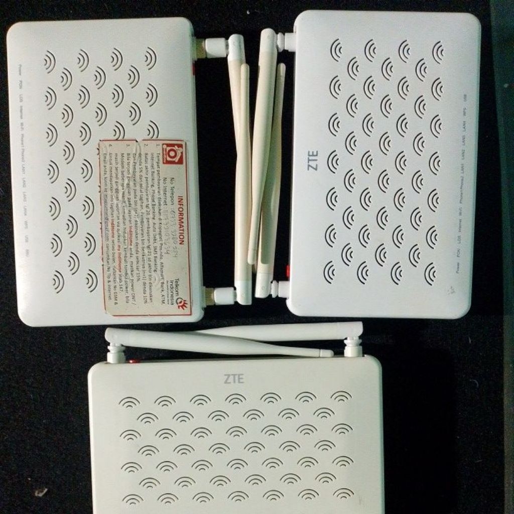 ROUTER ZTE F660 & F609 V1 PORT BIRU SECOND