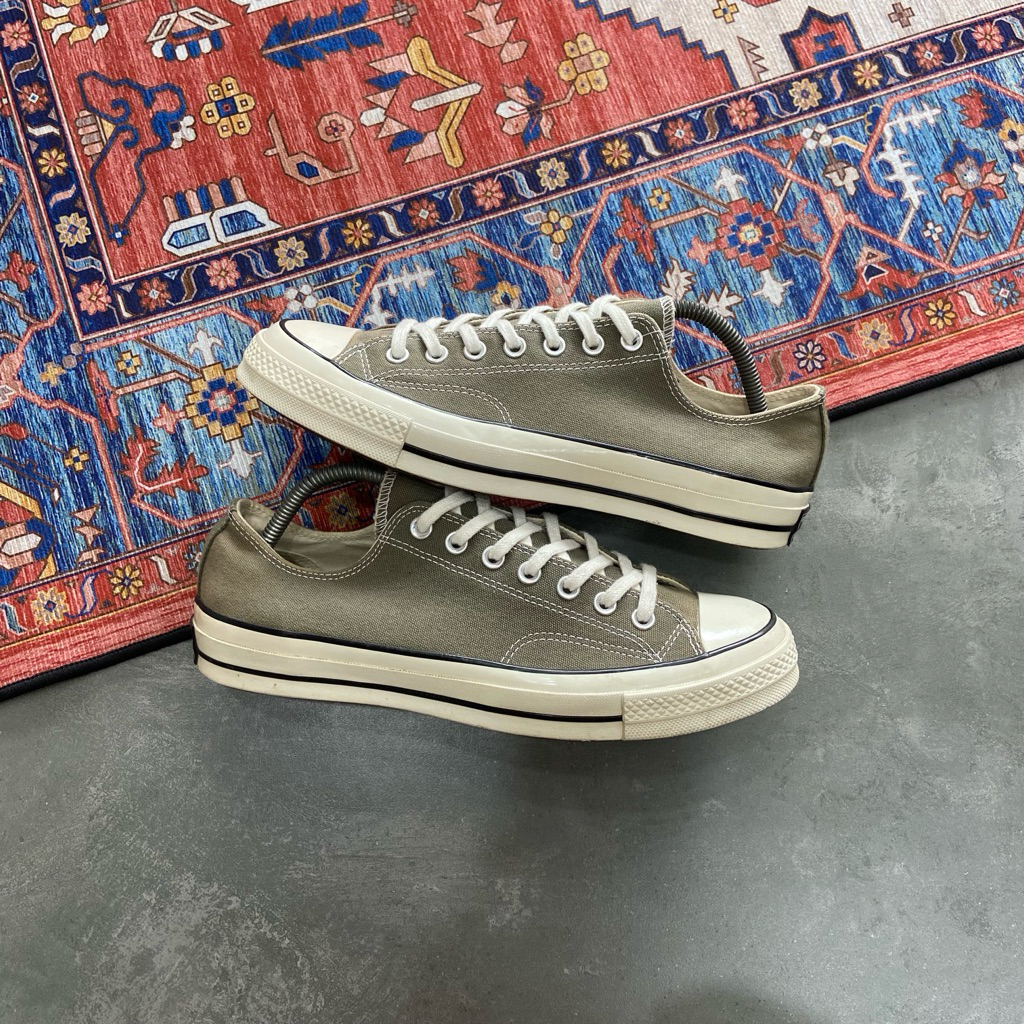 [Size 42.5] Rare Converse Chuck Taylor All Star 70S Low ‘Green’ (162060C) Second Original Kondisi Mu