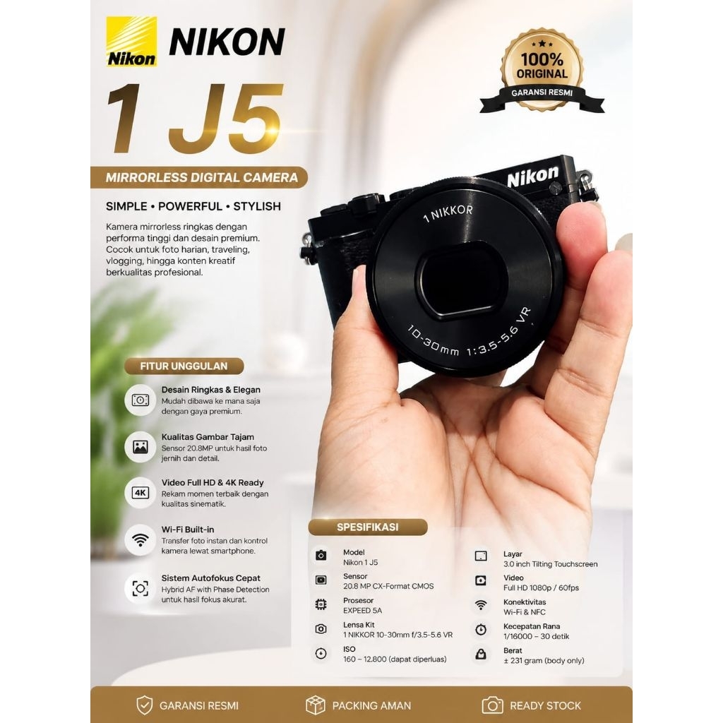 Nikon 1 J5 MIRRORLESS
