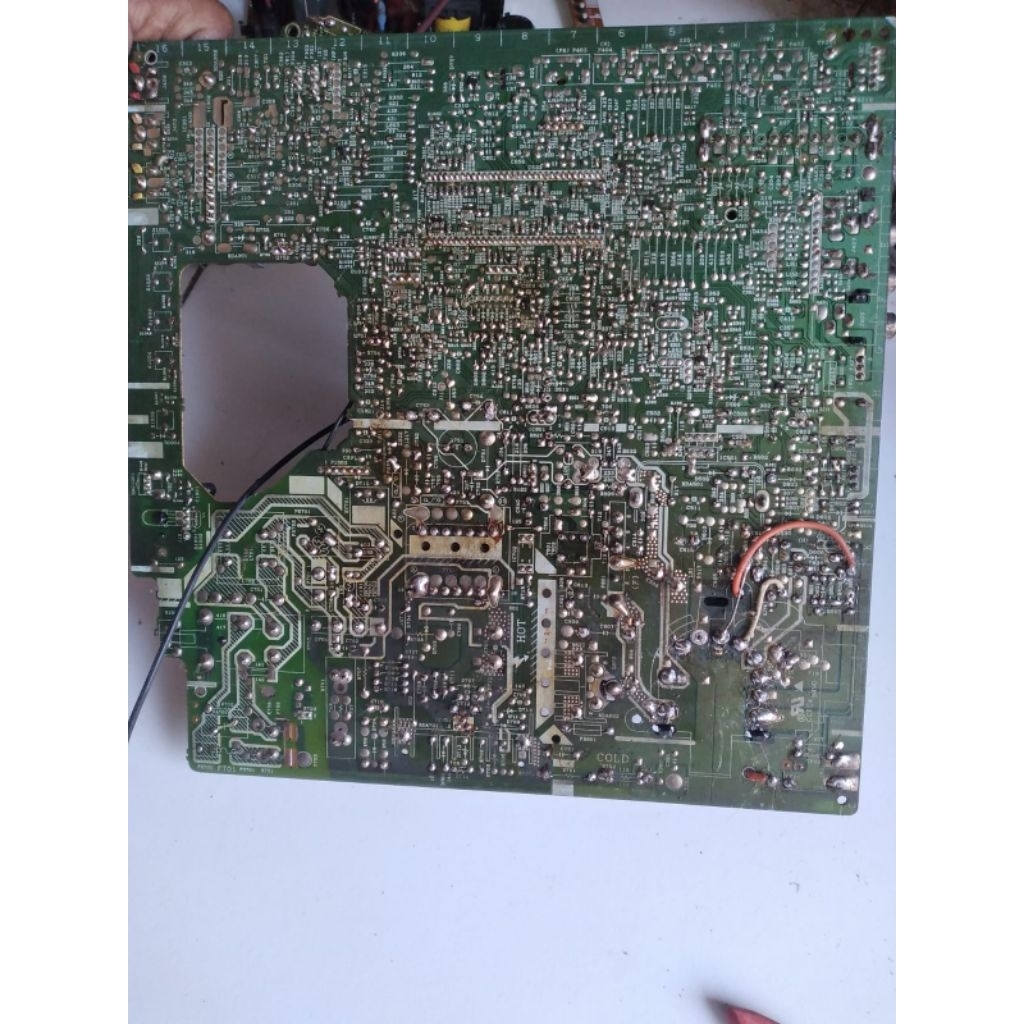 MAINBOARD TV SHARP 21 INCH TABUNG COPOTAN TV NYALA