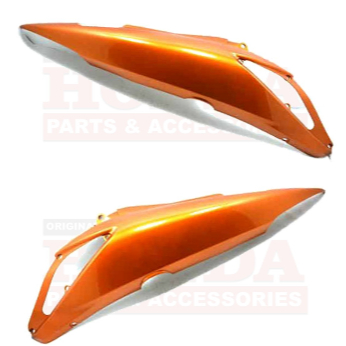 Cover Body Orange Honda Supra X 125 - 64410KTM850FMR - 64420KTM850FMR - COVER, R./L. BODY PEARL BRIL