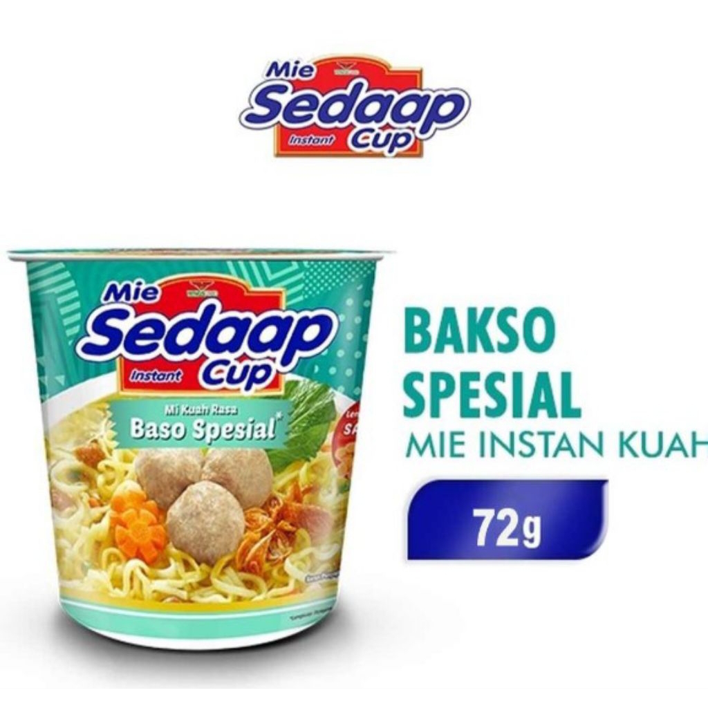 Pop Mie Sedap Bakso Spesial/cup