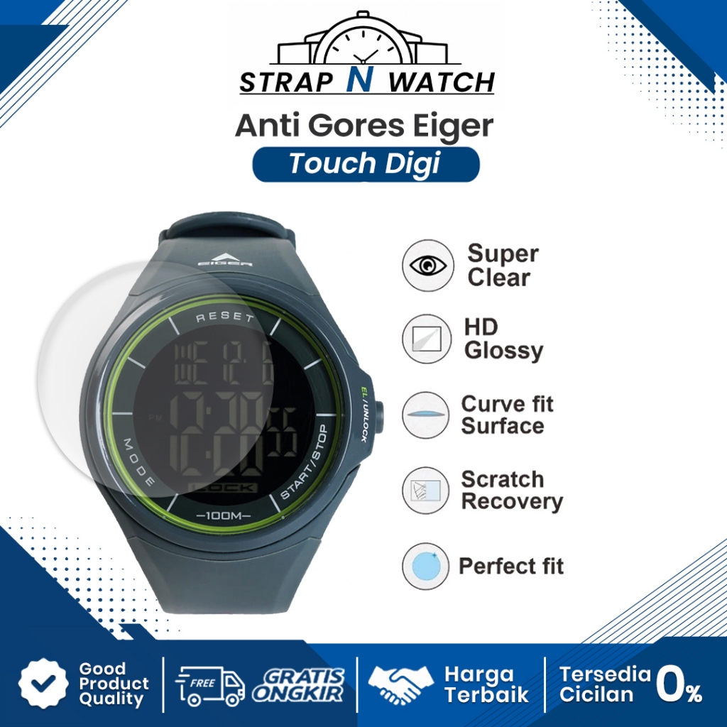 Anti Gores Jam Tangan EIGER TOUCHDIGI TOUCH DIGI Anti Gores Hydrogel