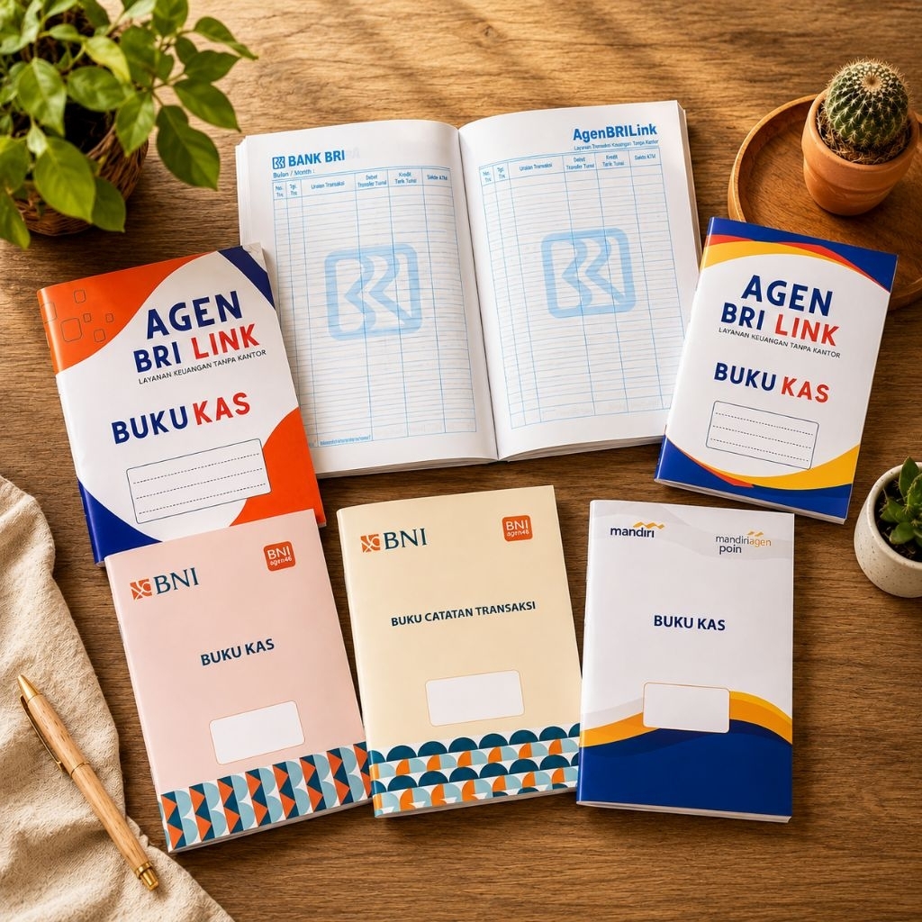 BUKU CATATAN TRANSAKSI AGEN BRILINK / BUKU KAS BRILINK