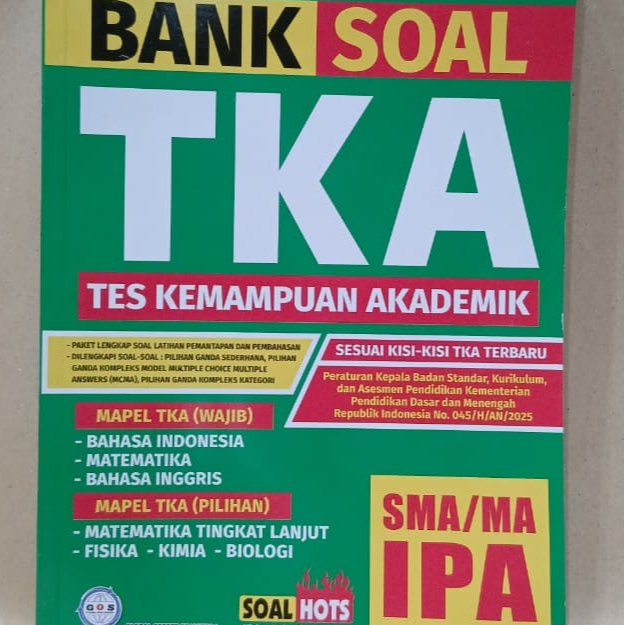 Bank Soal TKA SMA/MA IPA