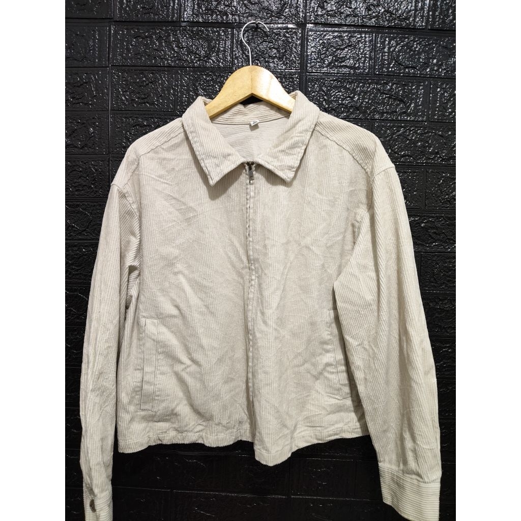 Corduroy Zipper Jacket GU Uniqlo