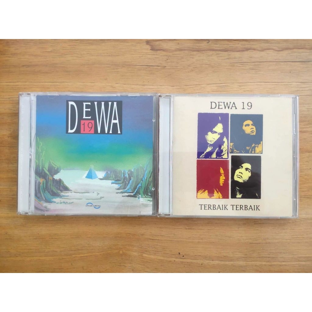 Paket 2 CD indonesia: DEWA 19 - Dewa 19 + Terbaik Terbaik