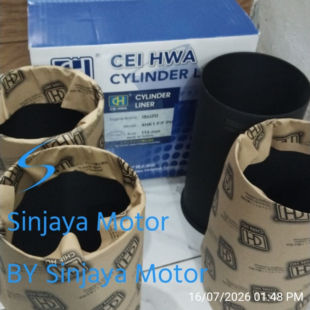 liner only, boring liner isuzu 4HK1