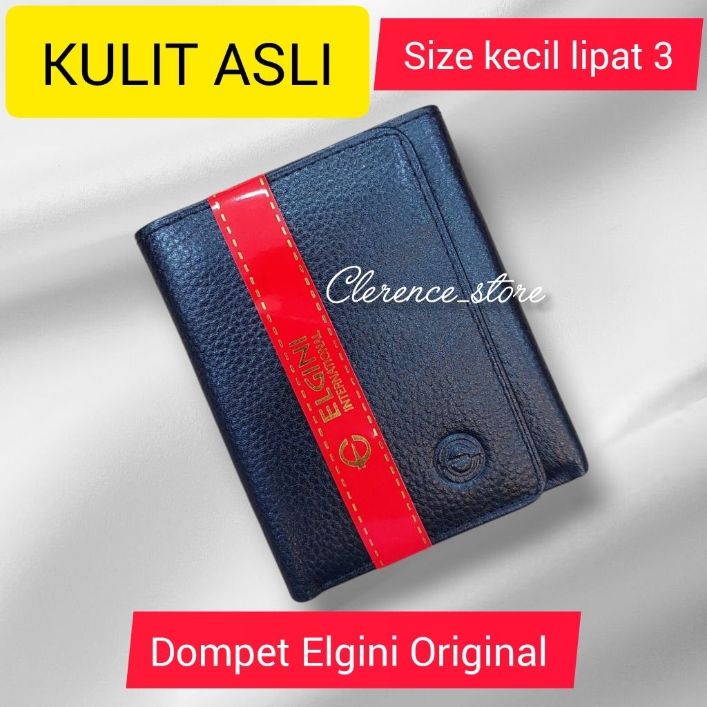 PROMO (SIZE KECIL)Dompet Pria Kulit Asli - Dompet Elgini Original 69522