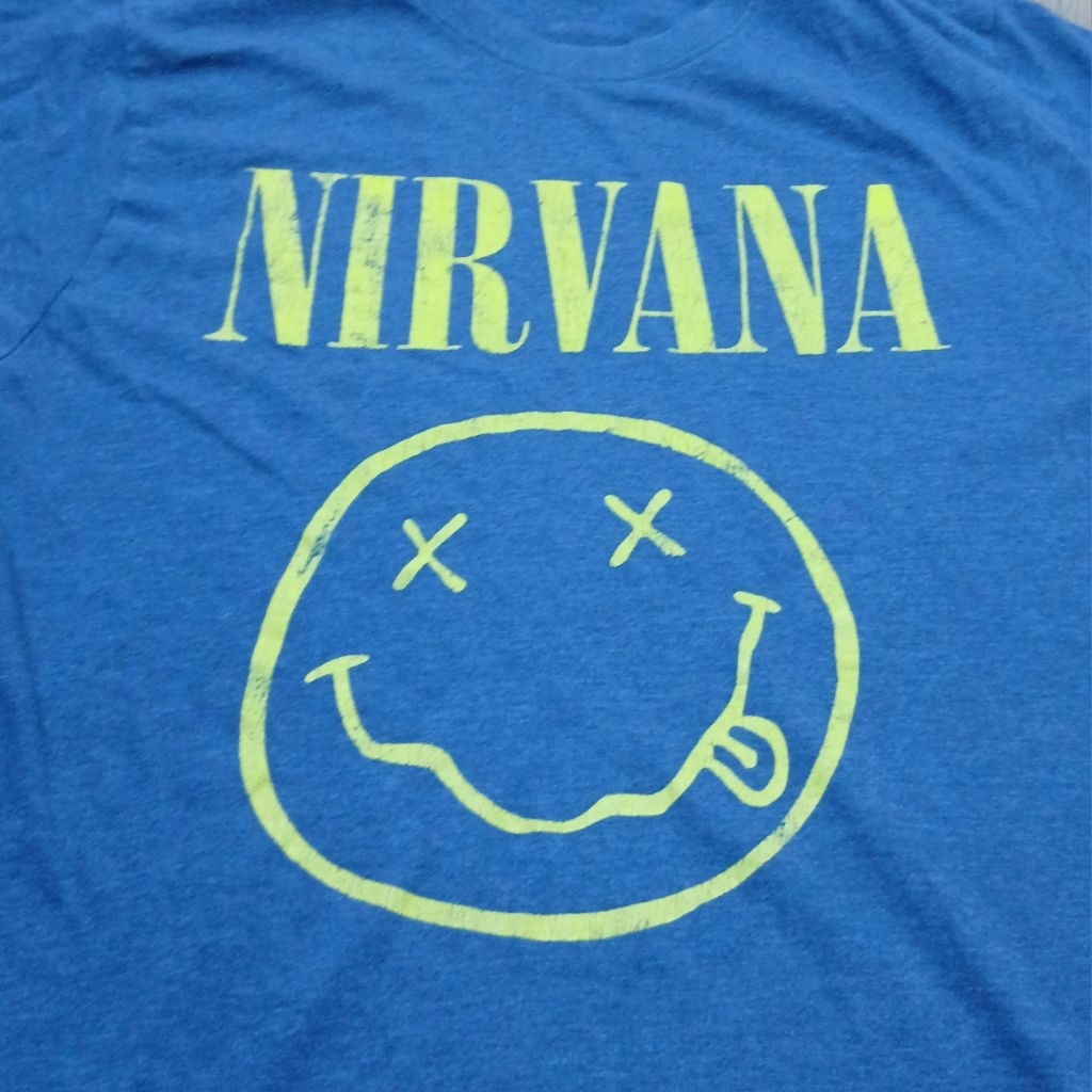 T-Shirt NIRVANA smiley face