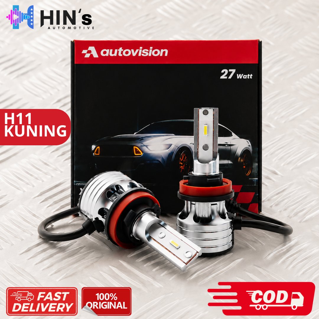 LED Autovision XAND H11 12V 27W 2600K Kuning