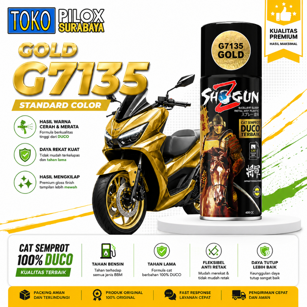Cat Semprot Duco Emas - Shogun Z Duco Gold G7135 - Cat Otomotif/Aksesoris