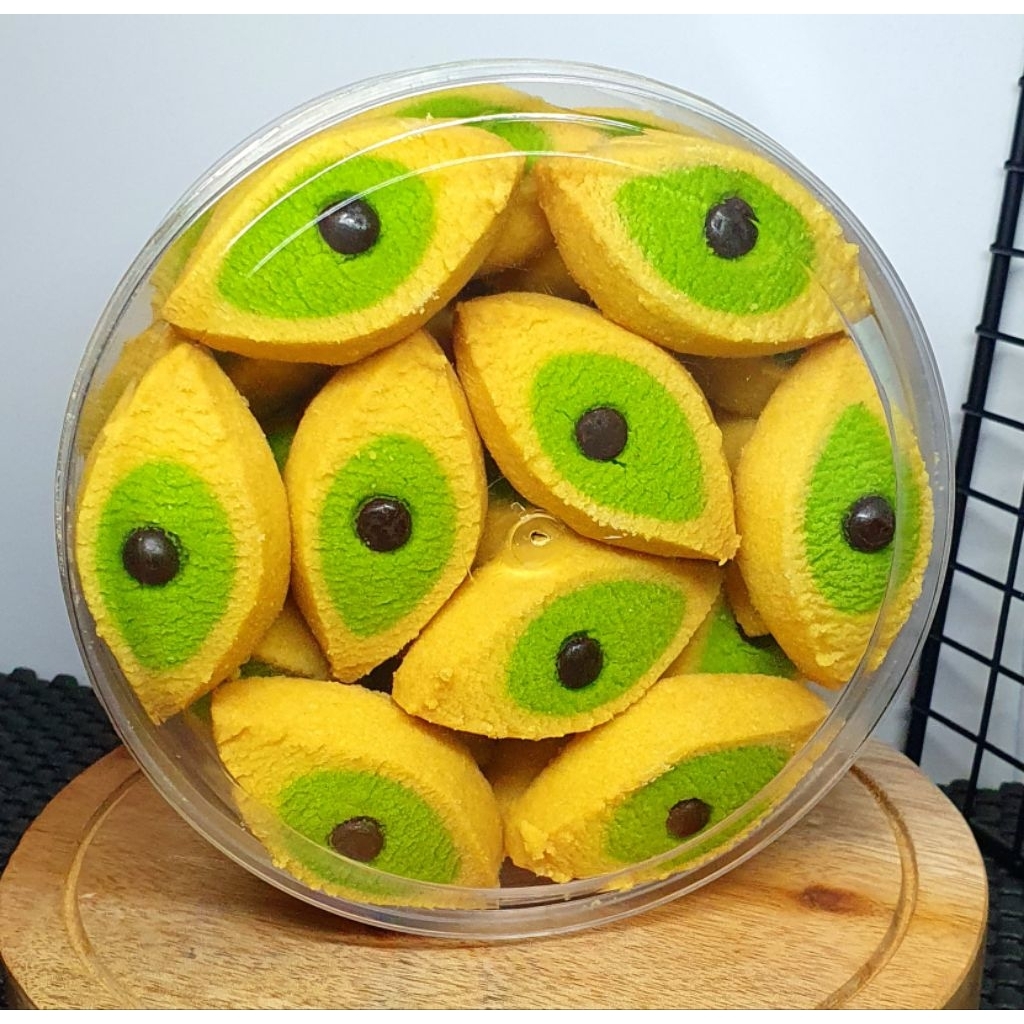 Green Chips Kue Kering Merry Cookies - Multi Prima Rasa Toples Bulat 250gr