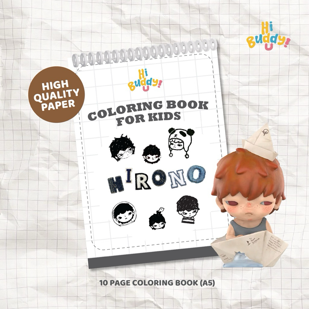HIRONO COLORING BOOK / POPMART COLORING BOOK