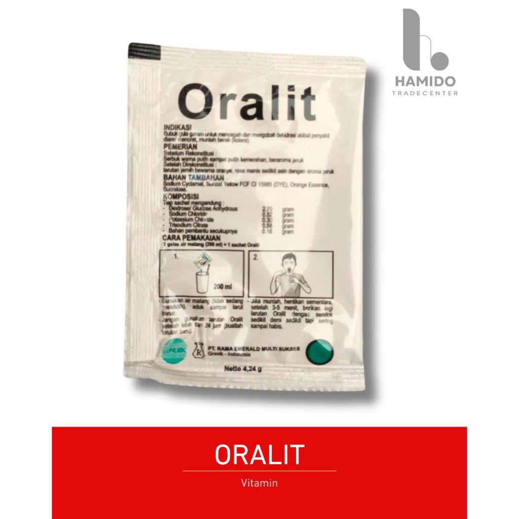 Oralit Sachet 4,24g Pengganti Cairan Tubuh Aman Bayi Anak Dewasa Ibu Hamil