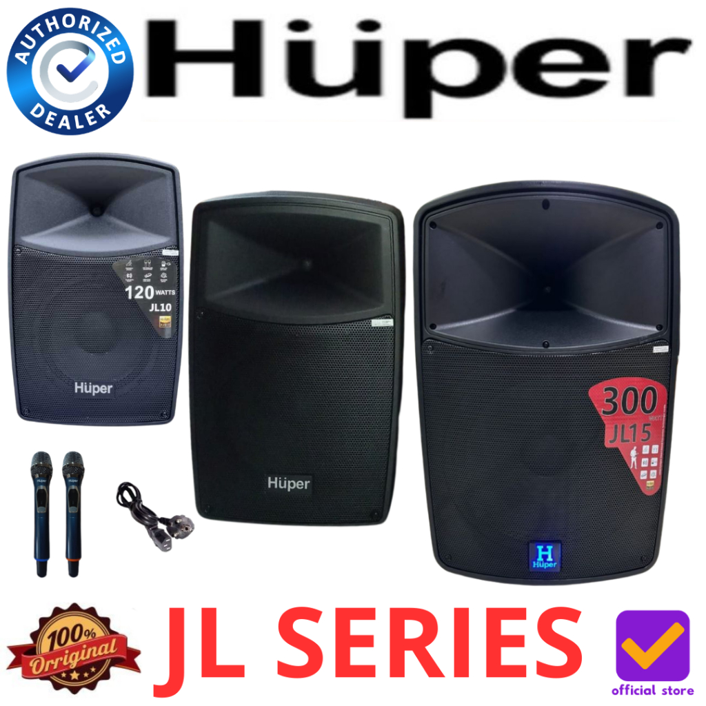 Huper JL10 JL12PRO JL15 Speaker Portable Aktif Huper Jl-10 JL-12PRO JL-15 Original