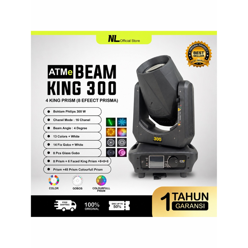 BEAM ATME 300 PRISMA KING / super beam atme 300 prisma king
