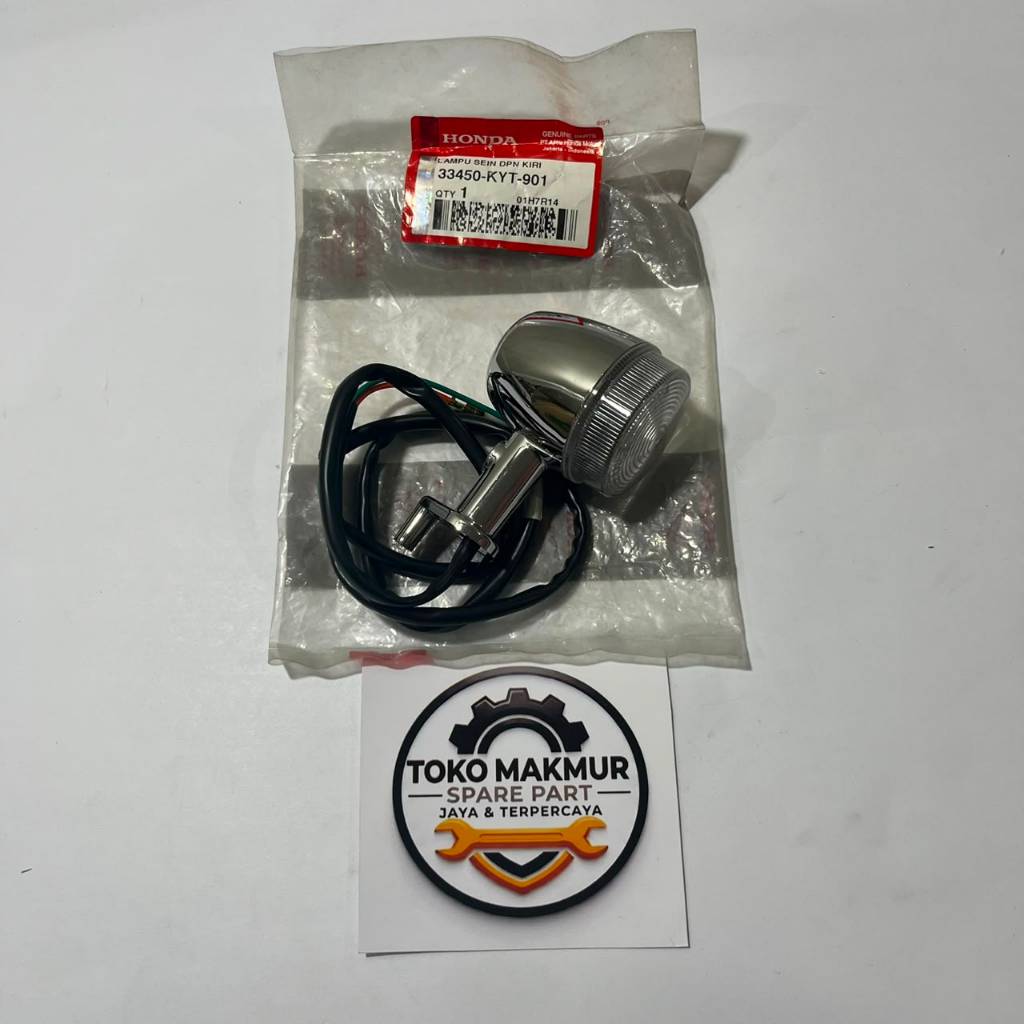 33400 33450 KYT 901 SEIN RITING HONDA SCOOPY KARBU KANAN KIRI ORIGINAL HONDA GENUINE PART (AHM) 3345