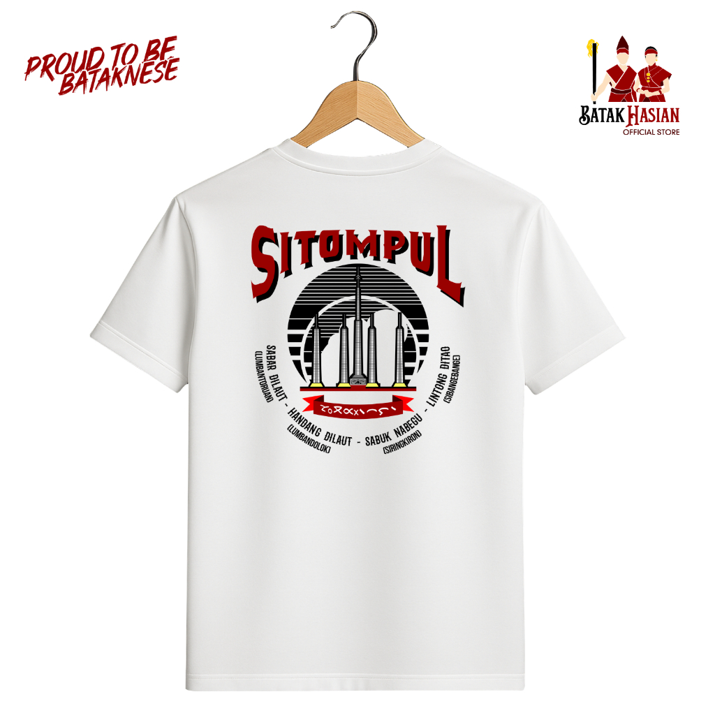 SITOMPUL - Kaos Marga Batak  - Katun premium 100% - Batak Hasian Official Store