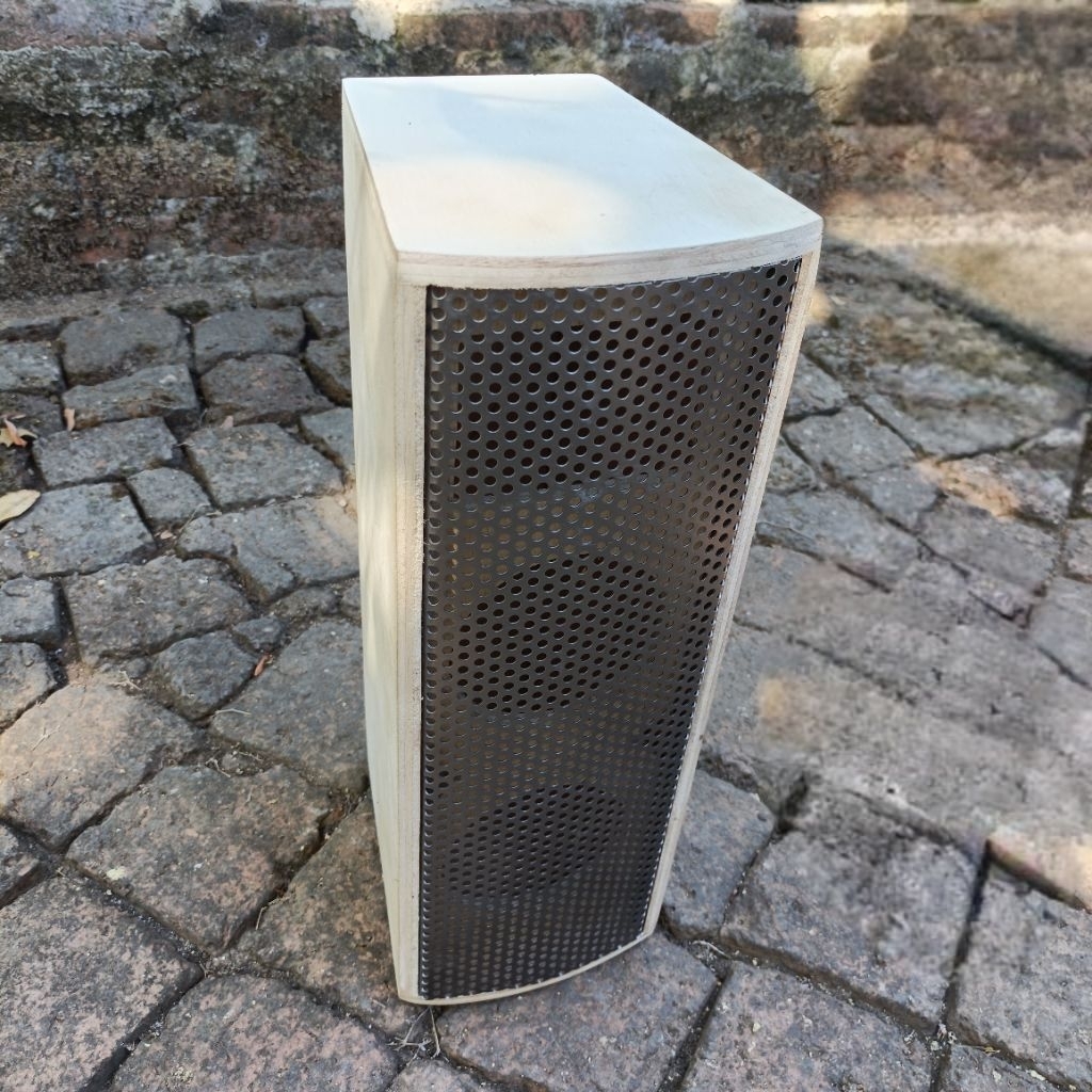 Box Speaker Column 4 Inch Dobel Speaker Singgel Tweeter plus Ram Grill