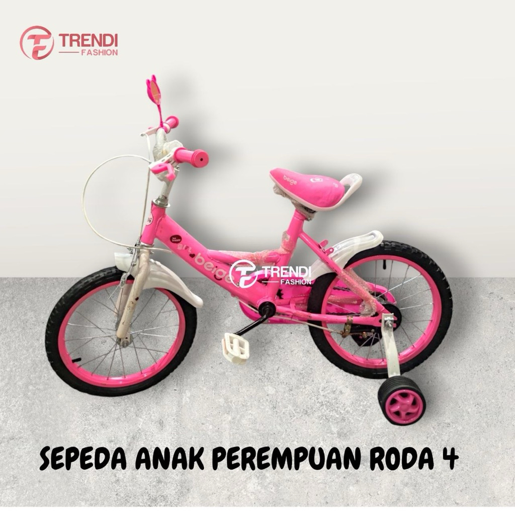 Sepedah Anak Perempuan Roda 4 Sepeda Keranjang Anak