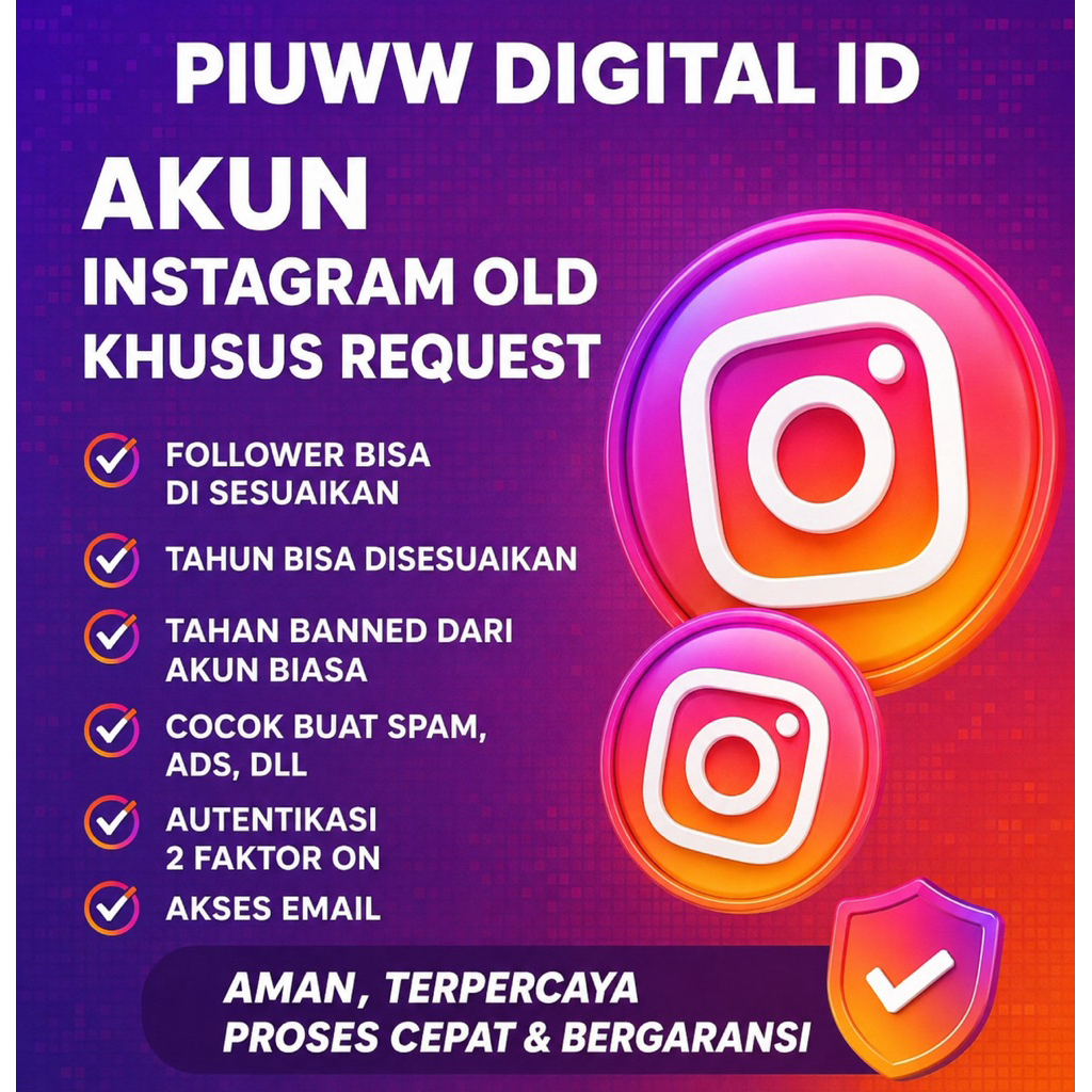 AKUN INSTAGRAM TUA KHUSUS REQUEST BERGARANSI